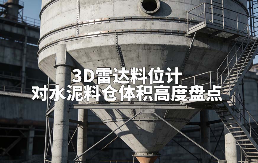 3D雷達料位計如何對水泥料倉體積高度盤點