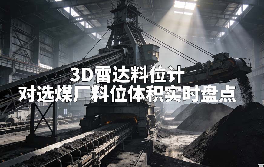 3D雷達(dá)料位計(jì)如何對(duì)選煤廠料位體積實(shí)時(shí)盤點(diǎn)