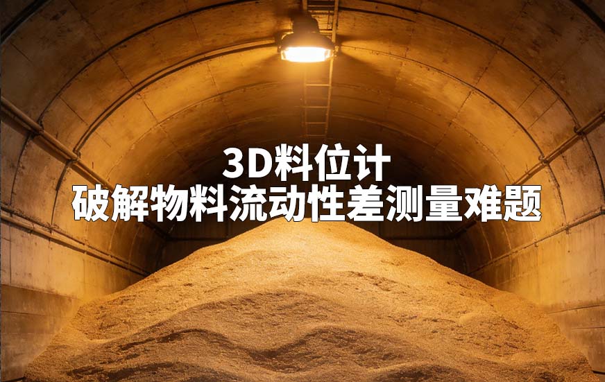 3D料位計(jì)如何破解物料流動(dòng)性差測(cè)量難題