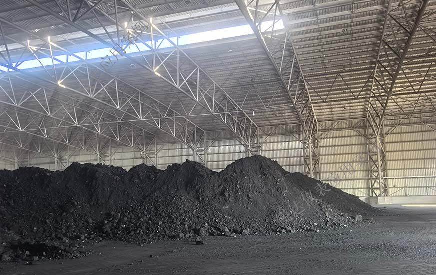 塊煤儲煤棚料位盤點